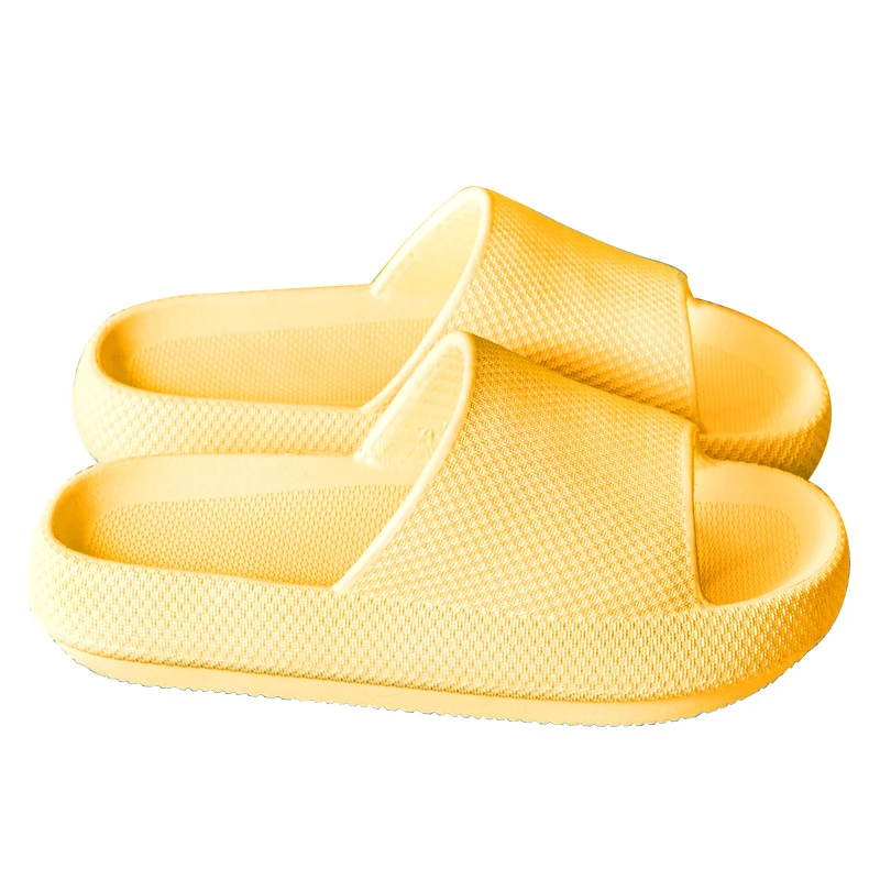 

Summer Bath Women Platforn Shoes Trend Thick Sole Home Non-slip Living Room EVA Slides Indoor Solid Men Lovers Slippers