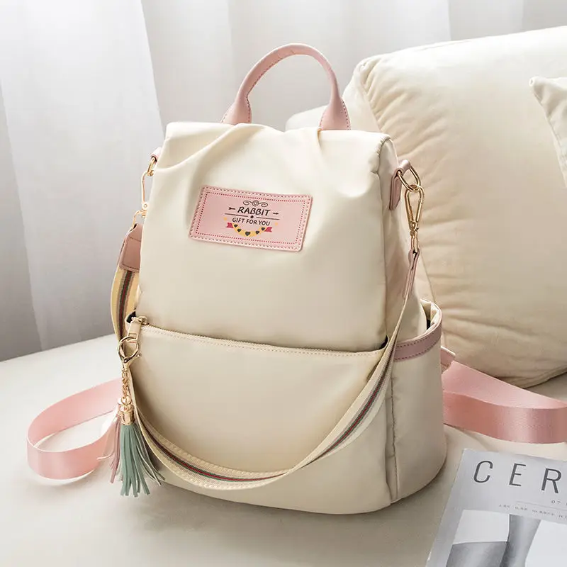 

Oxford Female 2021 New Student Schoolbag Korean Version Large-Capacity Backpack Outdoor Travel Anti-Theft All-Match Package