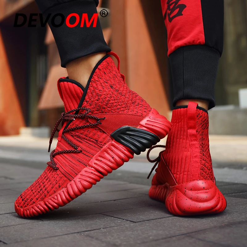 Спортивная обувь для мужчин с высоким берцем новинка 2019 мужские кроссовки на