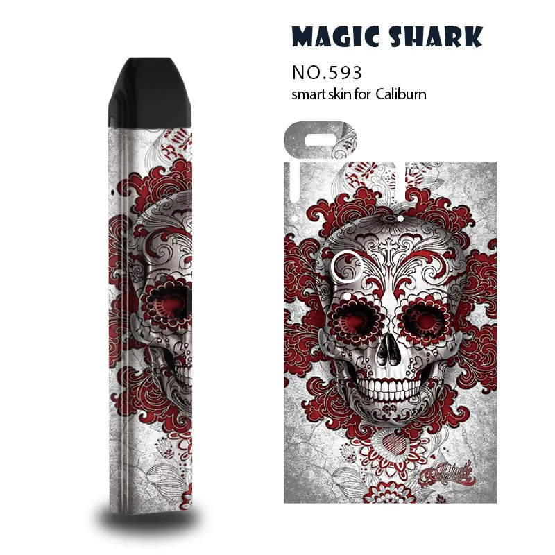 Magic Shark Cool Wolf Beast наклейка для caliborn On the Drop чехол кожи полный стикер Uwell Caliburn 592-704 |