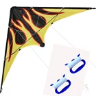 Профессиональный двухлинейный воздушный змей, 48 дюймов, с ручкой и леской