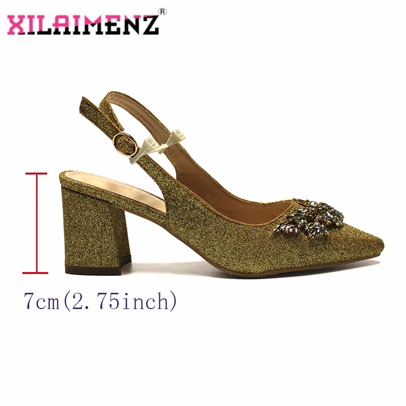 Ins/модные новые поступления Лидер продаж Итальянские женские туфли в комплекте с