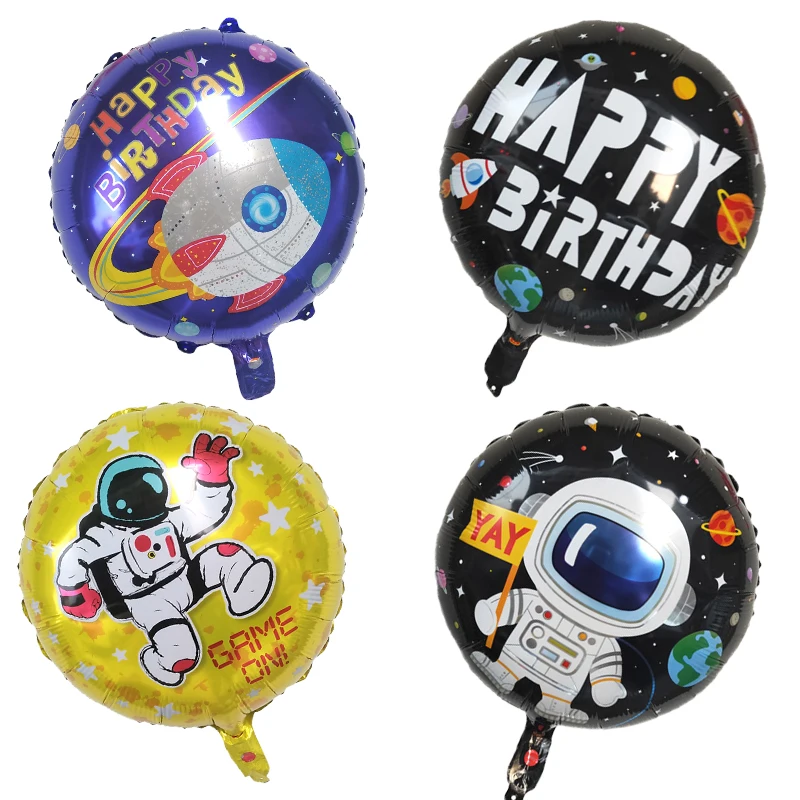 5 шт./лот 18 дюймов воздушные шары из фольги с днем рождения вечерние украшения для