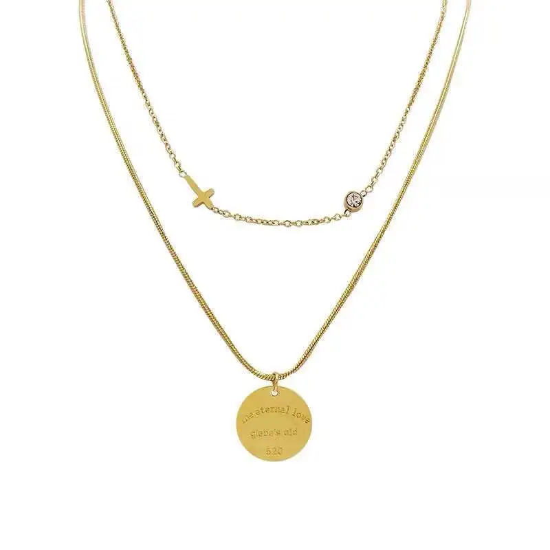 

Vintage Trendy Necklace For Women Korean Style Elegant Chain Necklace Pendant Choker Fashion Jewelry Gift 2021