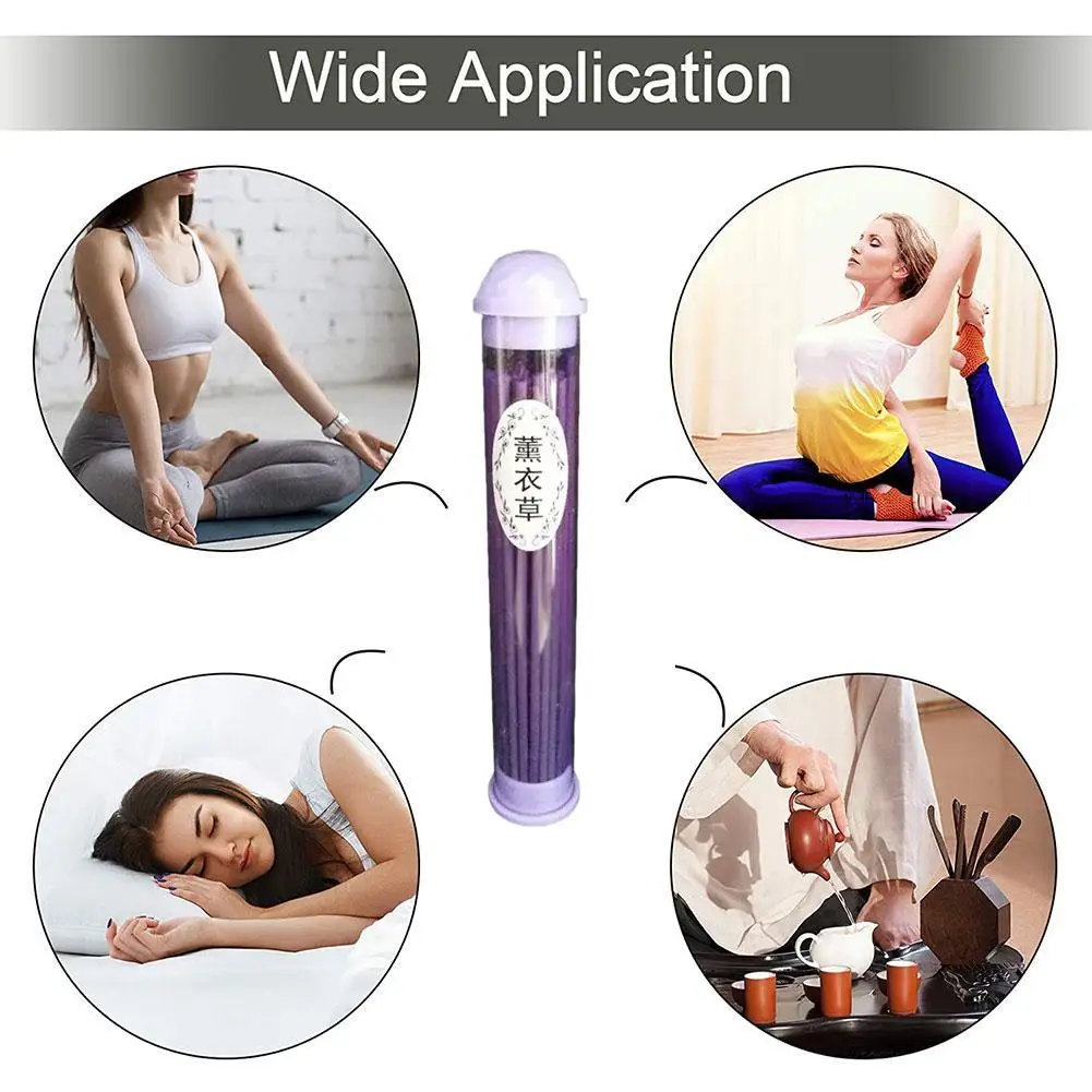 

Aromatherapy Stick Incense Fragrance Spices Sticks Burner Air Freshener Incense Sandalwood Natural Aroma Spices E9I9