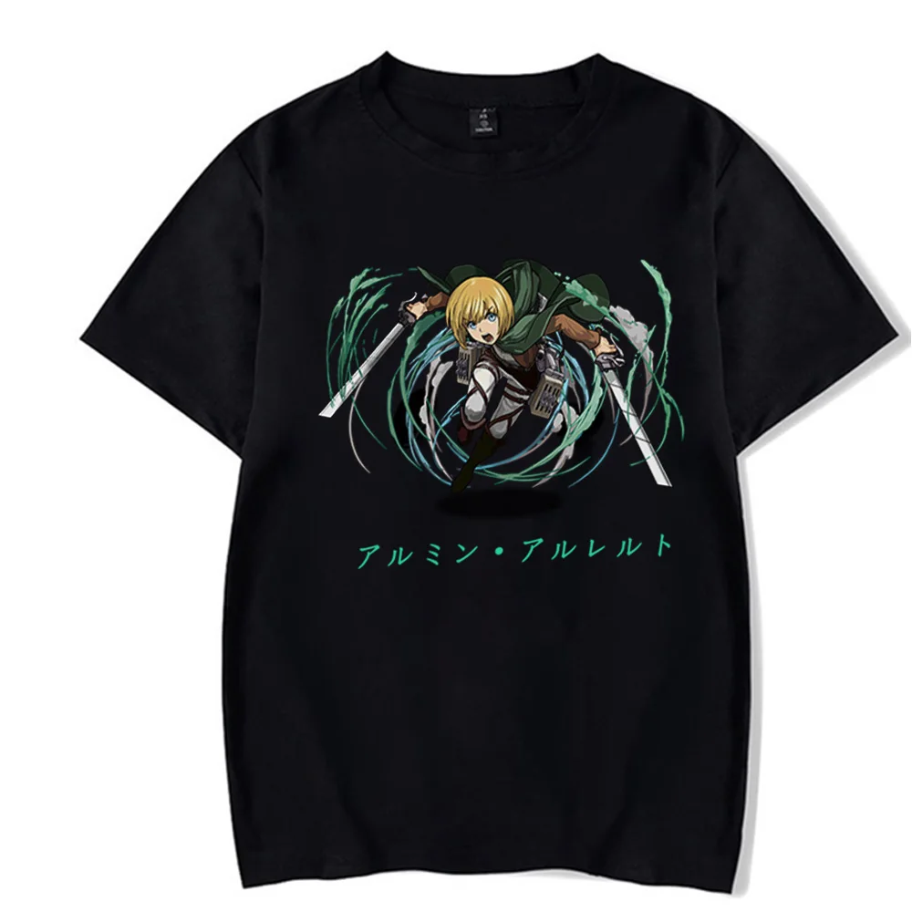 

Hot Attack on Titan Cool Cartoon T Shirt Women Men Fashion Harajuku T-shirt Japanese Anime Tshirt Hip Hop Top Tees
