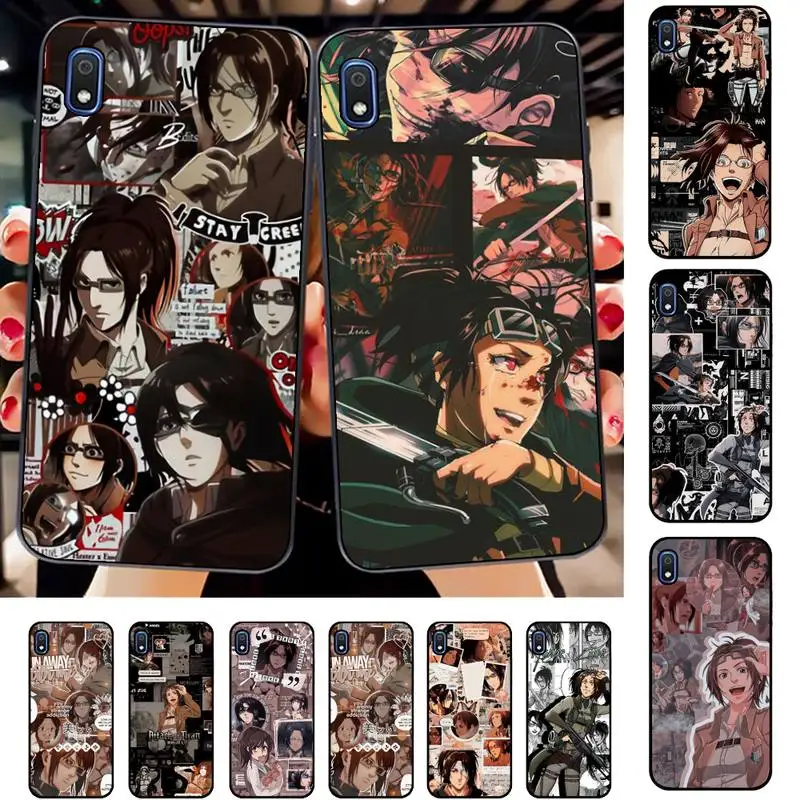 

Hange Zoe Attack on Titan anime Phone Case for Samsung A51 01 50 71 21S 70 31 40 30 10 20 S E 11 91 A7 A8 2018