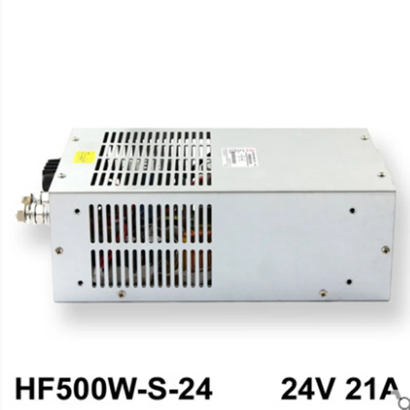 

Производство HF500W-S-24 DC24V 21A одиночный выходной высокомощный импульсный источник питания