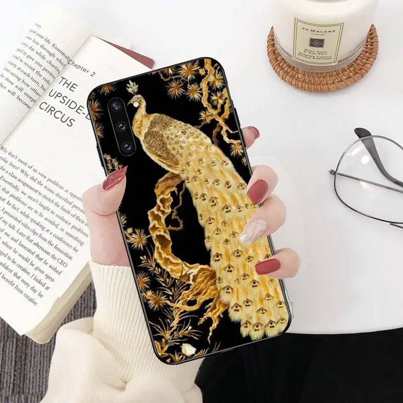 PENGHUWAN сине белый фарфоровый Мягкий Силиконовый ТПУ чехол для телефона Samsung Galaxy J7 J8