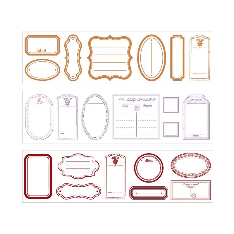 

1pcs/1lot Decorative Adhesive Tapes Bar frame series Scrapbooking DIY Paper Japanese Stickers