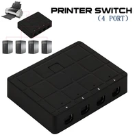 4 port usb 2 0 sharing printer switcher selector automatic switch sharing device plug and play splitter for printer scanner