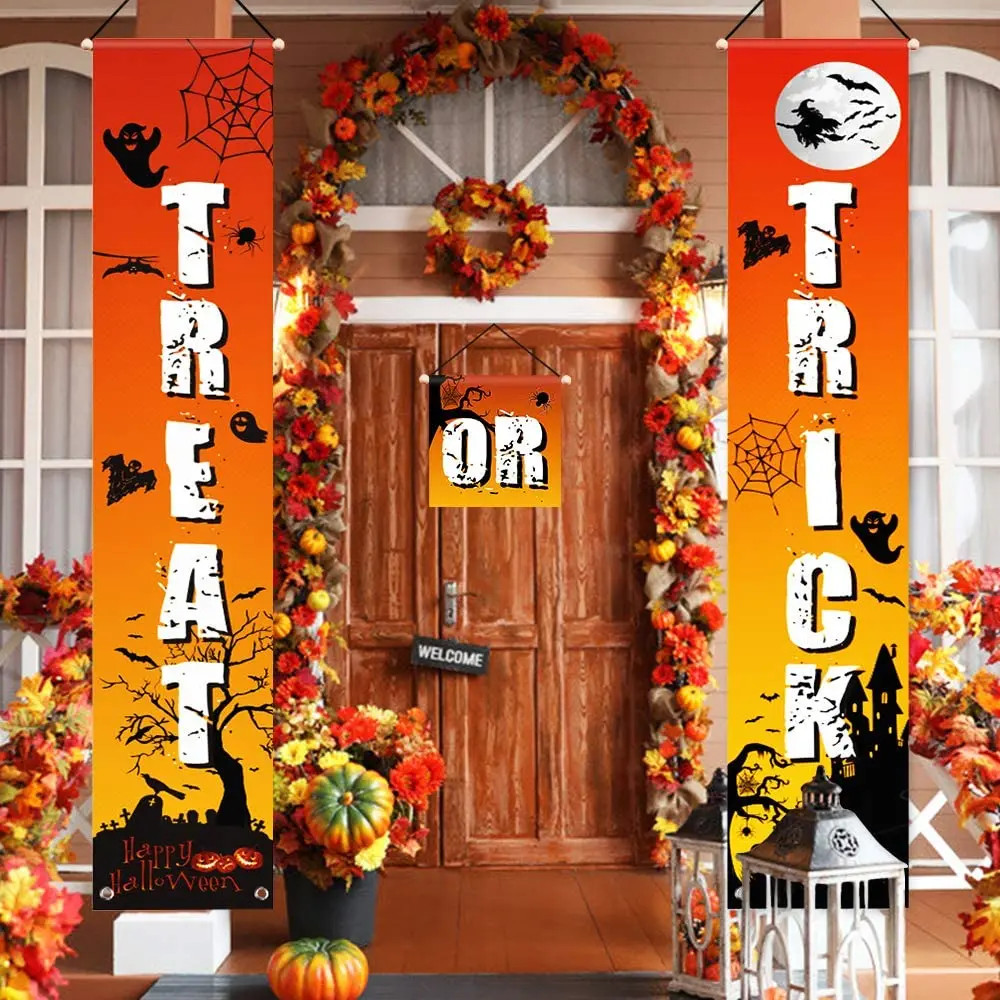 

Украшение на Хэллоуин, дверной знак, вешалка на дверь на Хэллоуин, баннер для Хэллоуина, вечеринки, дома, улицы, праздничный Декор
