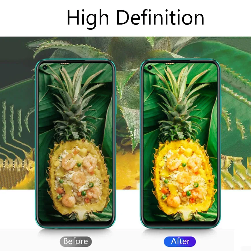 2-в-1 пленка для Huawei P40 Lite мягкая защита экрана Гидрогелевая Pro P40Lite не стекло |