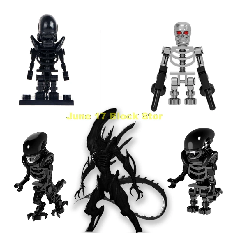 Конструктор из серии инопланетянин экшн фигурка хищника против Реквиема детские