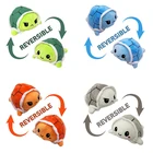 Милая двухсторонняя плюшевая черепаха, плюшевая кукла-черепаха с переворачивающимся выражением, плюшевые игрушки-Черепашки, плюшевые игрушки с имитацией наполнения