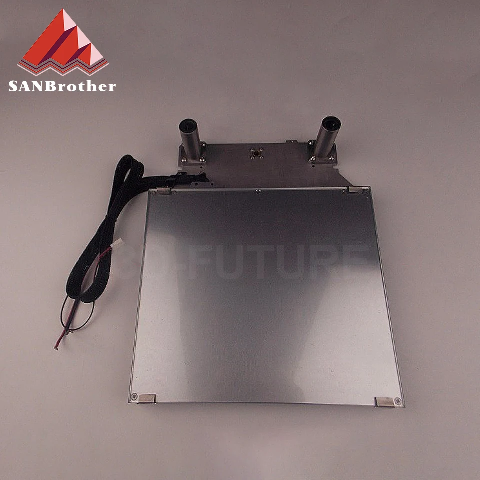 Ultimaker 2+ UM2 Extended 3D Printer Platform Kit Heated Bed Table Glass Aluminum Print Table Base Platform Free Shipping!