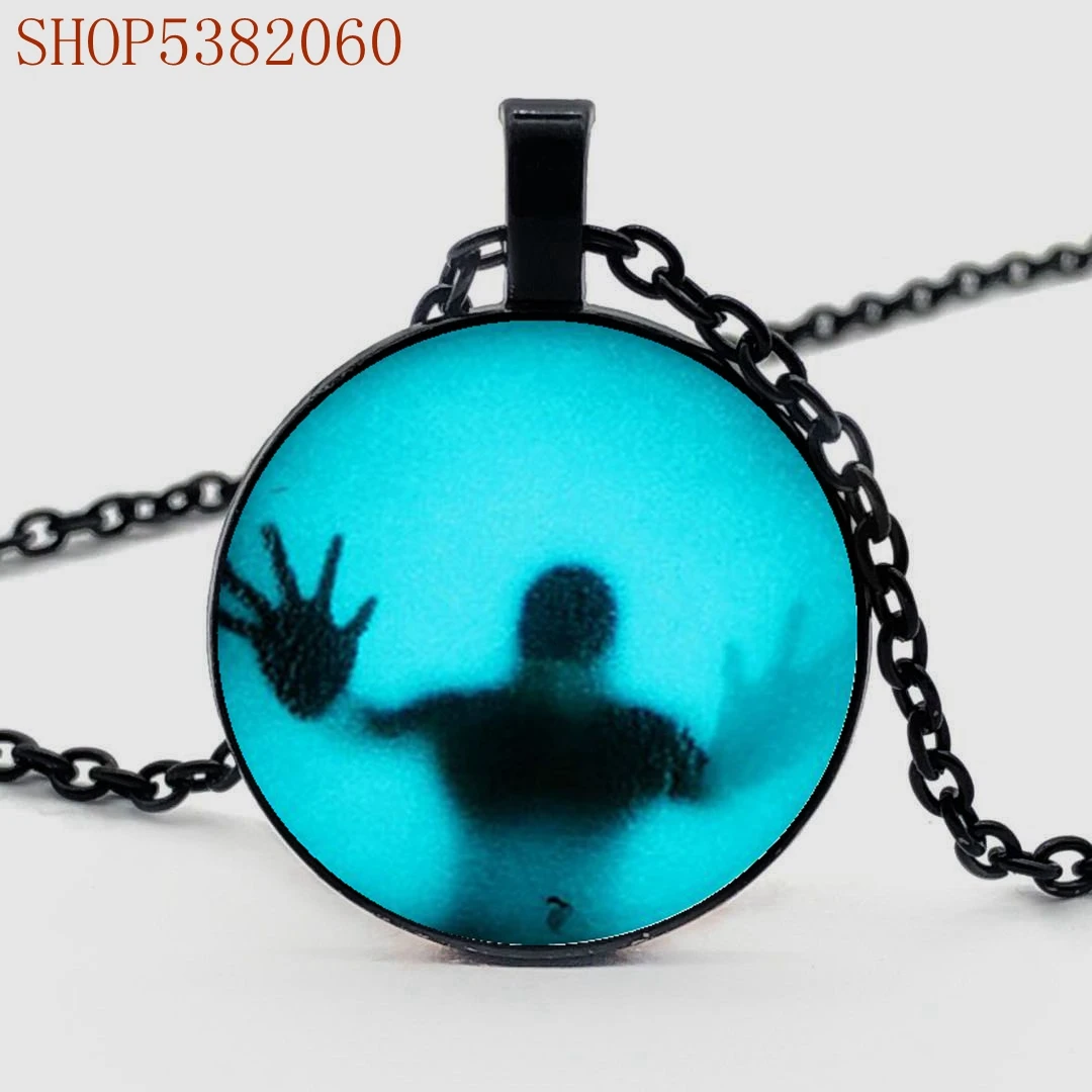 Ожерелье с кулоном ходячие мертвецы модная стеклянная цепочка в американском