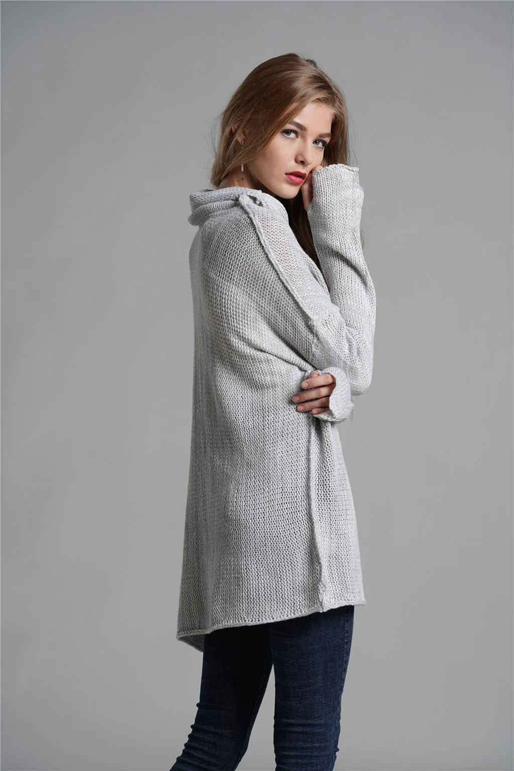 

Women Autumn Knit Sweater Dress 2018 Fashion Turtleneck Side Split Elastic Solid Color Knitted Dress Vestidos