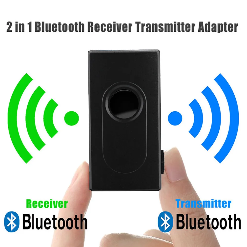 

Bluetooth Transmitter Receiver Wireless A2DP 3.5mm Stereo Audio Music Adapter with aptX & aptX for TV DVD Mp3 2 in 1 r29