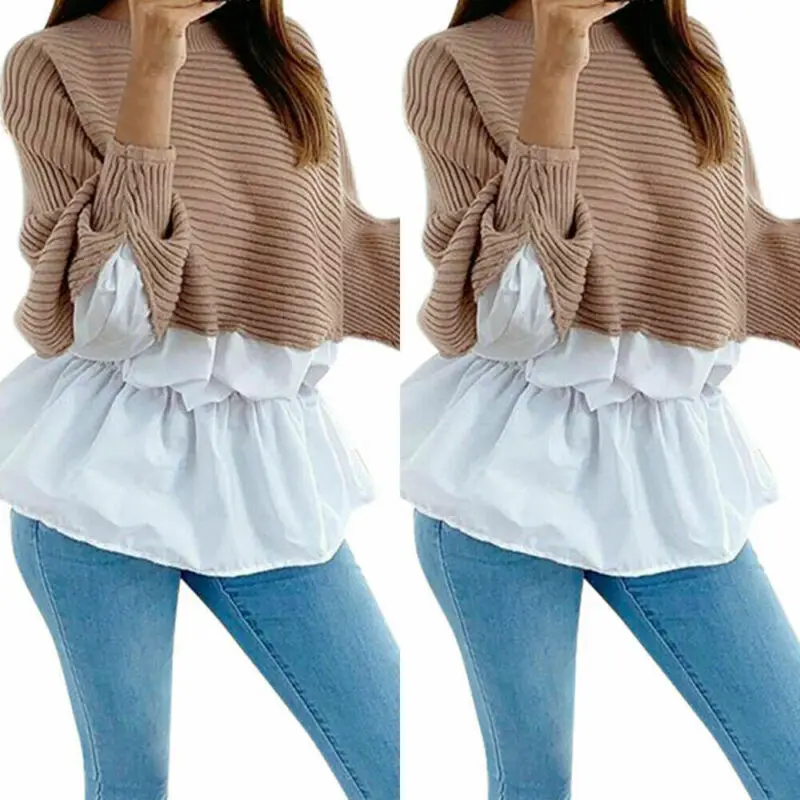 

2019 New Women Autumn Tops Blouse Long Sleeve Casual Shirt Ladies Round Neck Clothes Plus Size