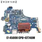 Материнская плата NOKOTION для ноутбуков SONY SVF153, SVF15, A2011589A, A2011590A, DAHKDAMB6A0 I7-4500, процессор GT 740M, графический процессор
