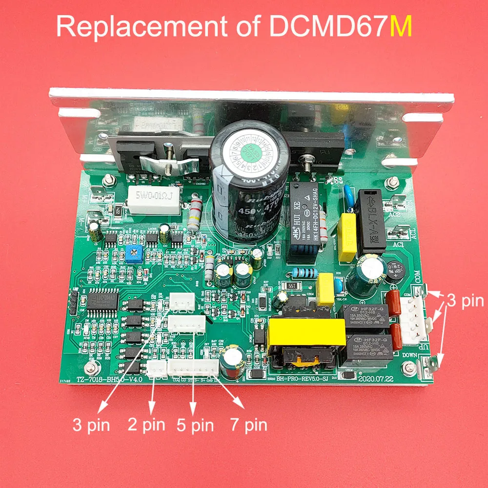 Сменный контроллер мотора для беговой дорожки DK city NB702028 совместим с печатной