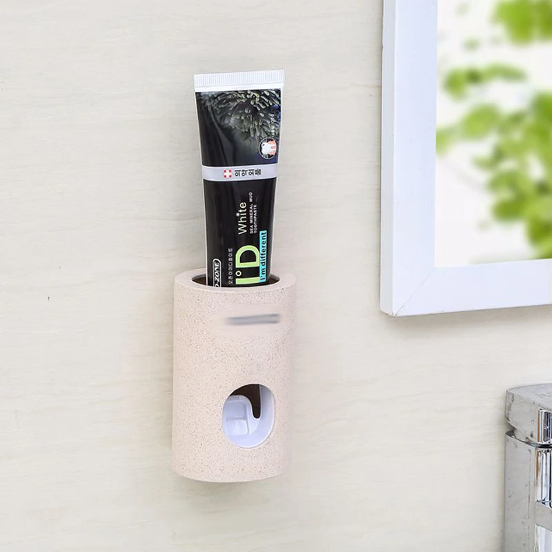 

Plastic Toothbrush Holder Wall Mounted Toothpaste Squeezer Home Use Bathroom Accessories Bathroom Organizer