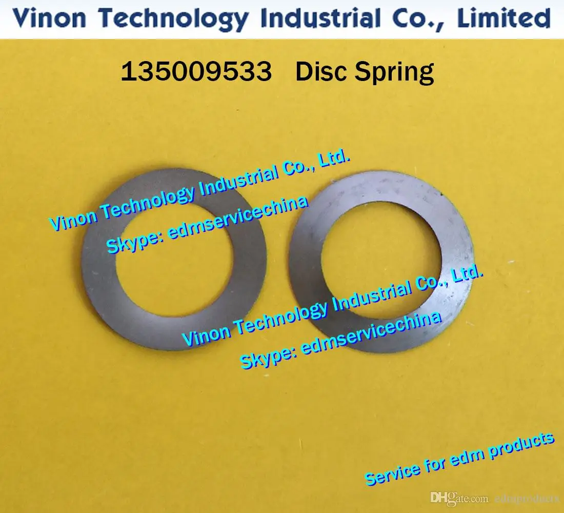 

(10pcs) 135009533 edm Disc Spring (10pcs per set) Ø27.7xØ17.3x0.4mm for ROBOFIL 190,290,300,310 edm spare parts 100340805 CUP SP