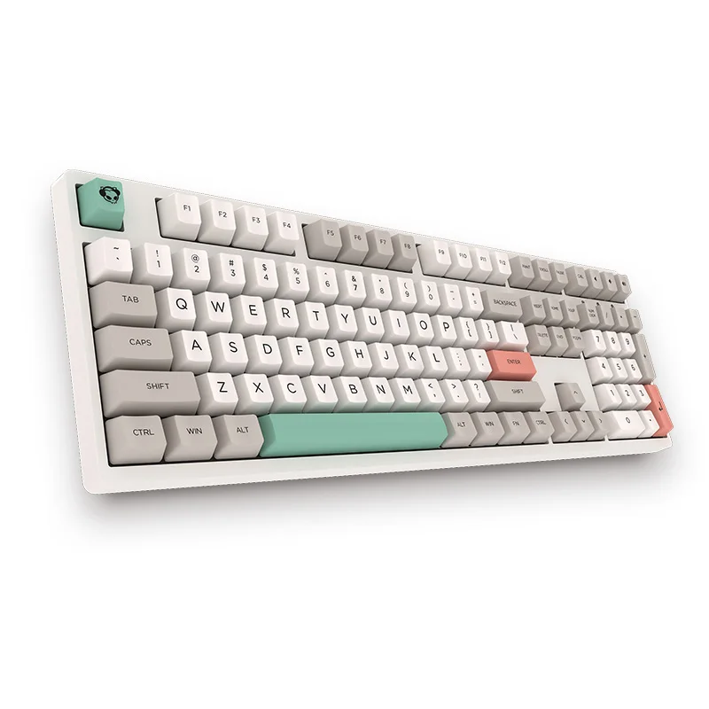 Оригинальная AKKO 3108 V2 9009 ретро Механическая клавиатура 108 клавиш антипривидение