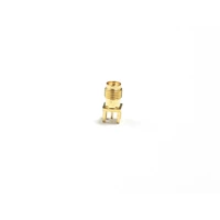 1pc rp sma female jack rf coax connector pcb solder post for straight goldplated new wholesale