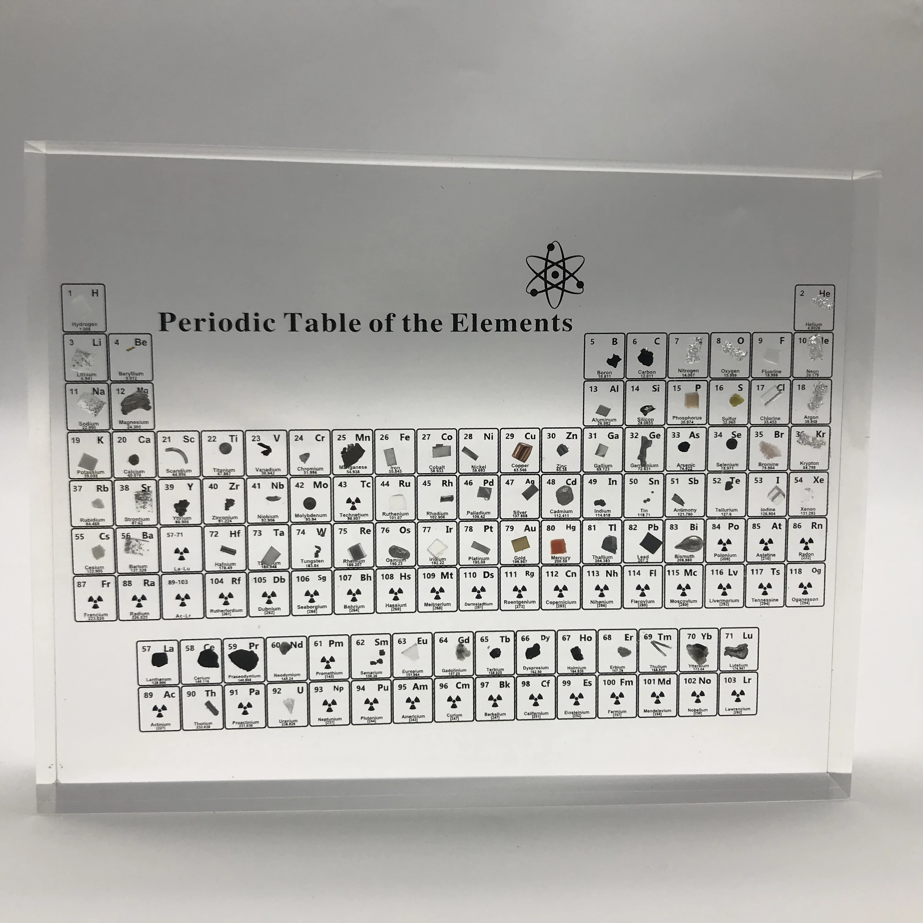 Periodic Table of Elements Periodic Table Display With Real Elements Kids Teaching Teachers Day Gifts Periodic Table Acrylic