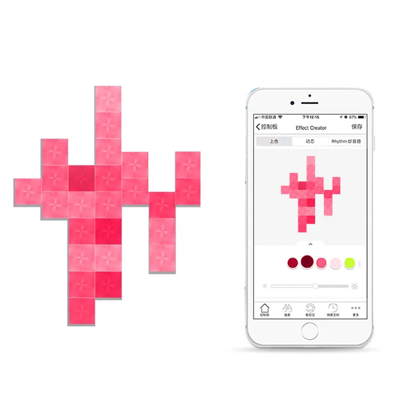 2019 оригинальный холщовый полноцветный умный комплект Nanoleaf световая доска