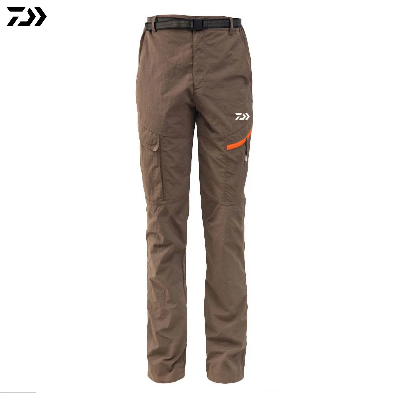 Brown Pants Daiwa куртка,, дышащая, для рыбалки, водонепроницаемая, защита от солнца, УФ-защита, для улицы, мужские, ветрозащитные куртки, набор, Спортивная, для рыбалки, куртка, брюки - Цвет: Brown Pants