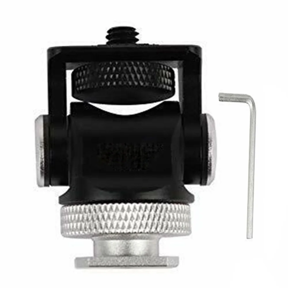 1/4 ''винт Горячий башмак регулируемое крепление монитор адаптер для вспышки