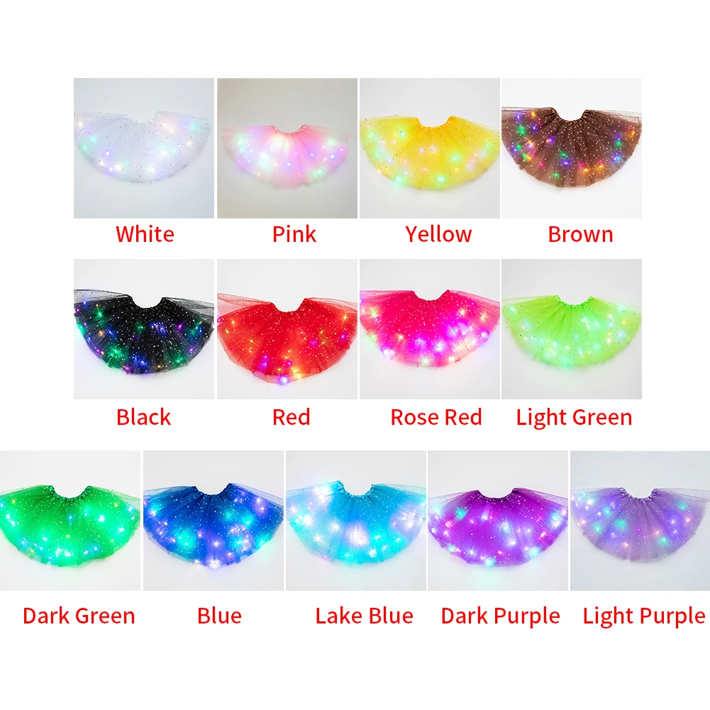 Girls Fluffy Magic Light Clothes Tulle Tutu Skirt Glitter Fashion Ballet Pettiskirt Stars Sequin Dancewear Party Kids Princess 3 Girls Fluffy Magic Light Clothes Tulle Tutu Skirt Glitter Fashion Ballet Pettiskirt Stars Sequin Dancewear Party Kids Princess 3