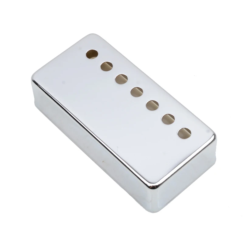 Mini Style Brass 6 String Guitar Humbucker Pickup Cover / Pole 68*29mm Spacing 50/52mm Black-Golden-Chrome | Спорт и развлечения