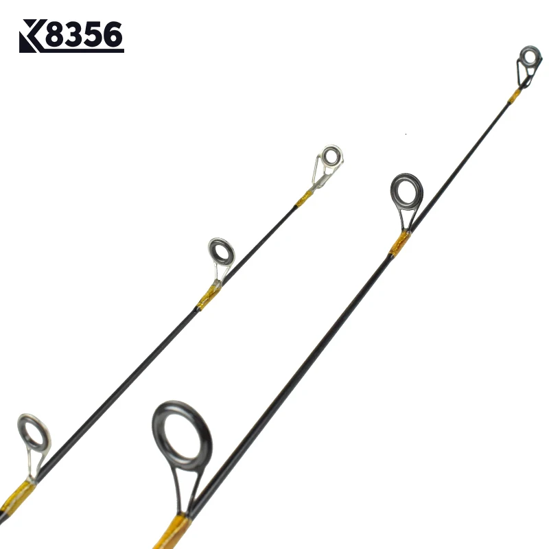 K8356 FRP зимняя ледяная Удочка 2 секции литье/спиннинг удочка Сверхлегкий сшивание снасти Аксессуары для рыбной ловли 52 см 66 см