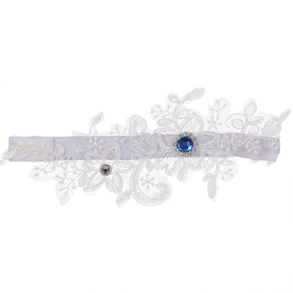 Женские свадебные подвязки с вышивкой удобные цветочным принтом на бедро