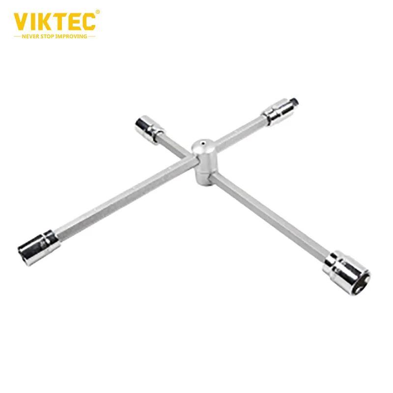 Складной поперечный ключ Viktec метрический 4 ходовой гаечный Headu рабочий ручной