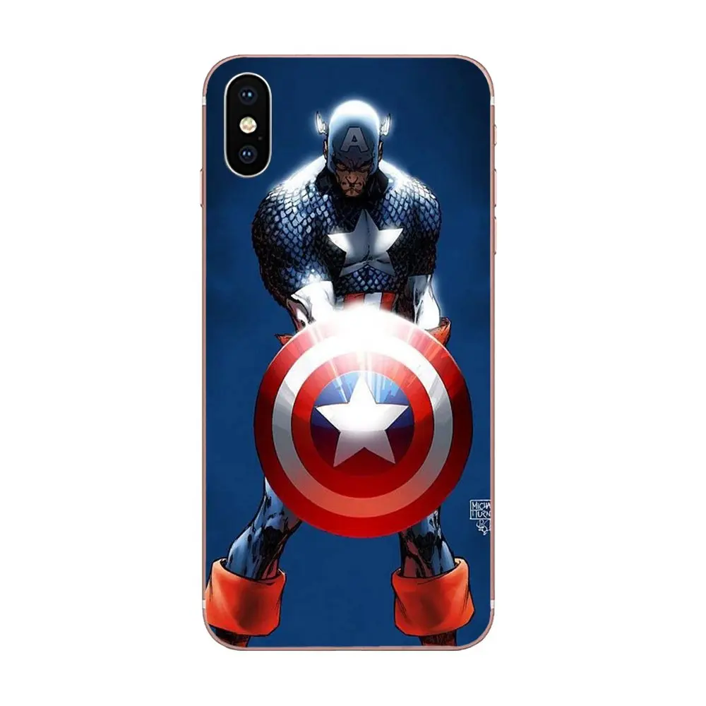 Captain America Shield For Galaxy Grand A3 A5 A7 A8 A9 A9S On5 On7 Plus Pro Star 2015 2016 2017 2018 Design Phone Case | Мобильные