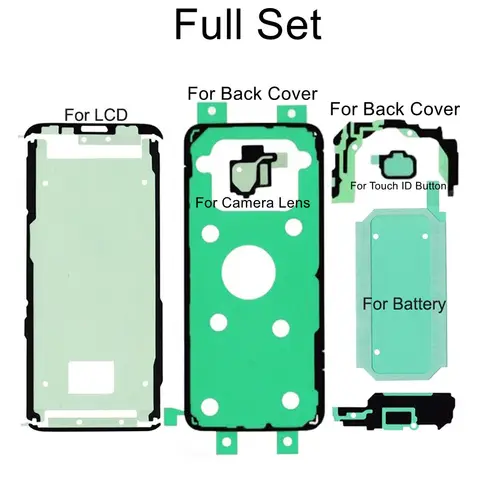 ЖК-дисплей, задняя крышка аккумулятора, объектив камеры, водонепроницаемая клейкая лента, клейкая наклейка для Samsung Galaxy S8 SM-G9500