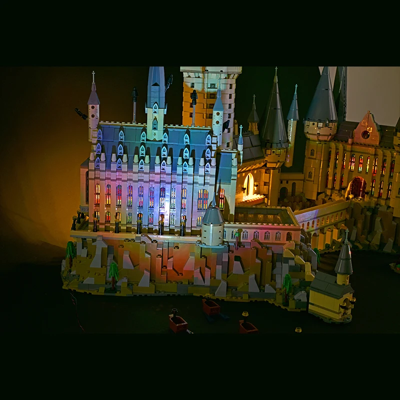 Набор со светодиодсветильник кой для замка хогварта совместимый с 71043