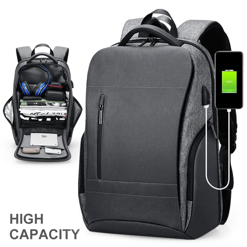 USB зарядка профессиональный мужской водонепроницаемый рюкзак для ноутбука 15 6