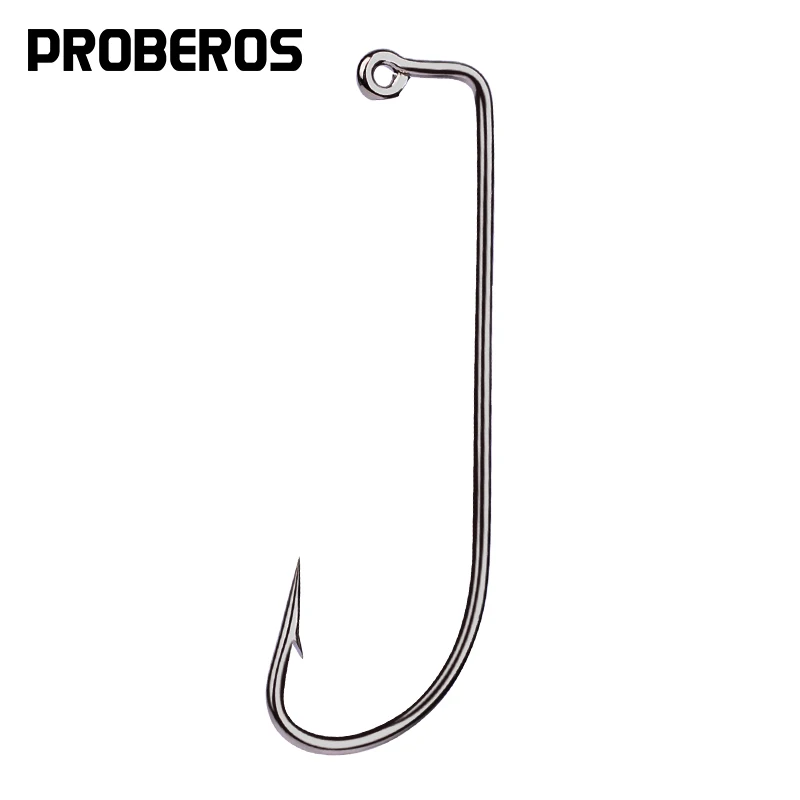 

PROBEROS, рыболовный крючок, крючки из высокоуглеродистой стали 2 #-5/0 #, Большой Крючок, одиночные крючки