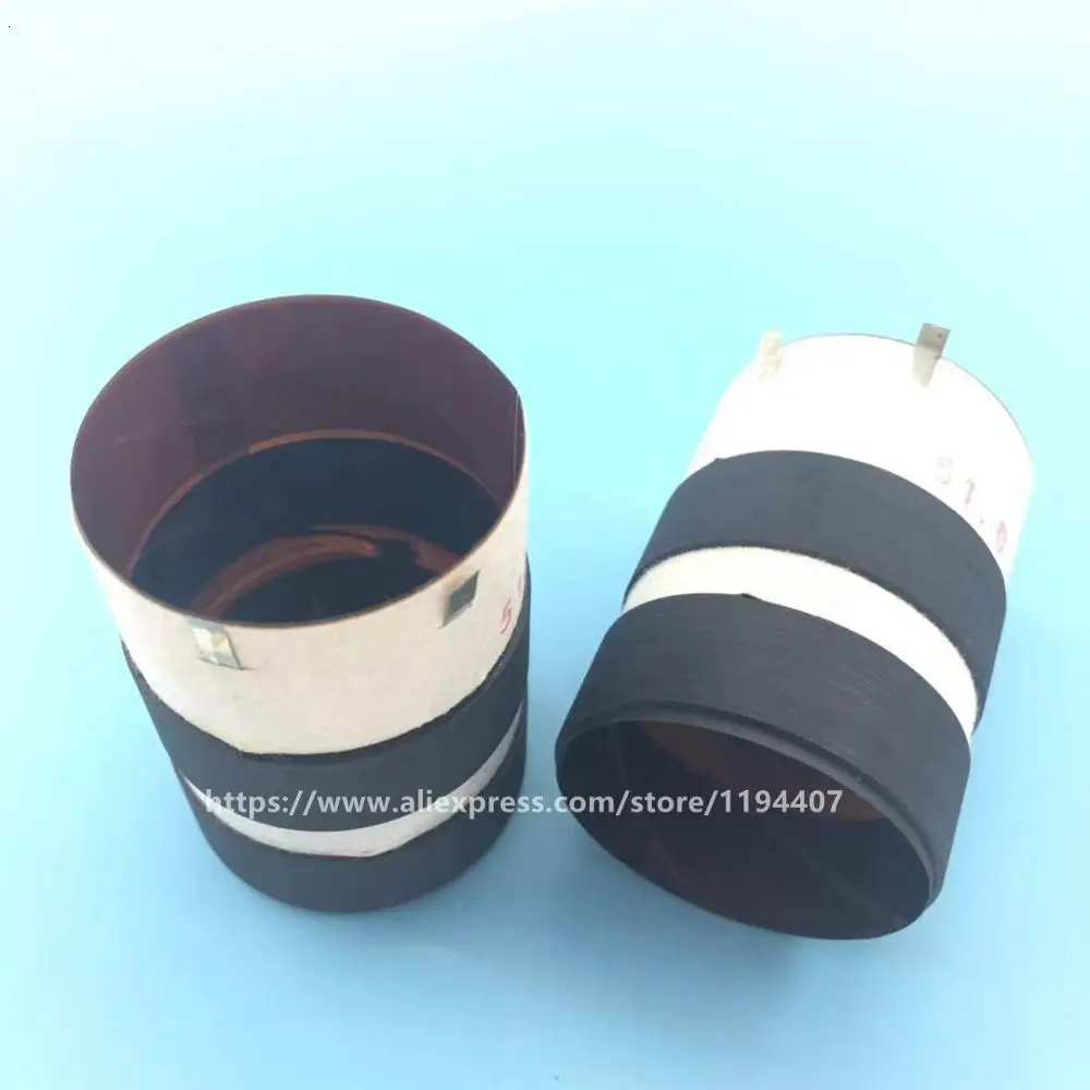 2 шт 51 мм Рамка стекловолокно алюминиевый плоский провод двойная звуковая