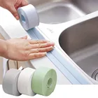 Уплотнительная лента для ванной и душа, самоклеящаяся Водонепроницаемая настенная наклейка из ПВХ белого цвета для ванной и кухни, 3, 2 х3, 8 мм