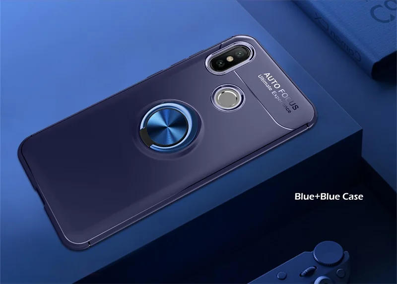 Чехол для huawei Y9, чехол, 3в1, полная защита, покрытие, задняя крышка для телефона, чехол s, для huawei Y9, сумки, Coque Funda Capa - Цвет: Blue