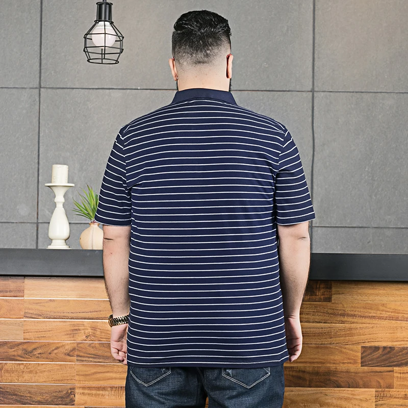 Большие размеры 8XL 7XL 6XL Новинка 2020 модные рубашки поло мужская брендовая одежда с