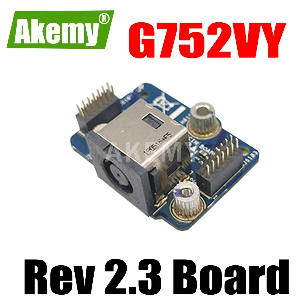 

G752VY Rev 2,3 плата зарядный порт для Asus G752V G752VM G752VT G752VY G752VS G752VL DC разъем питания