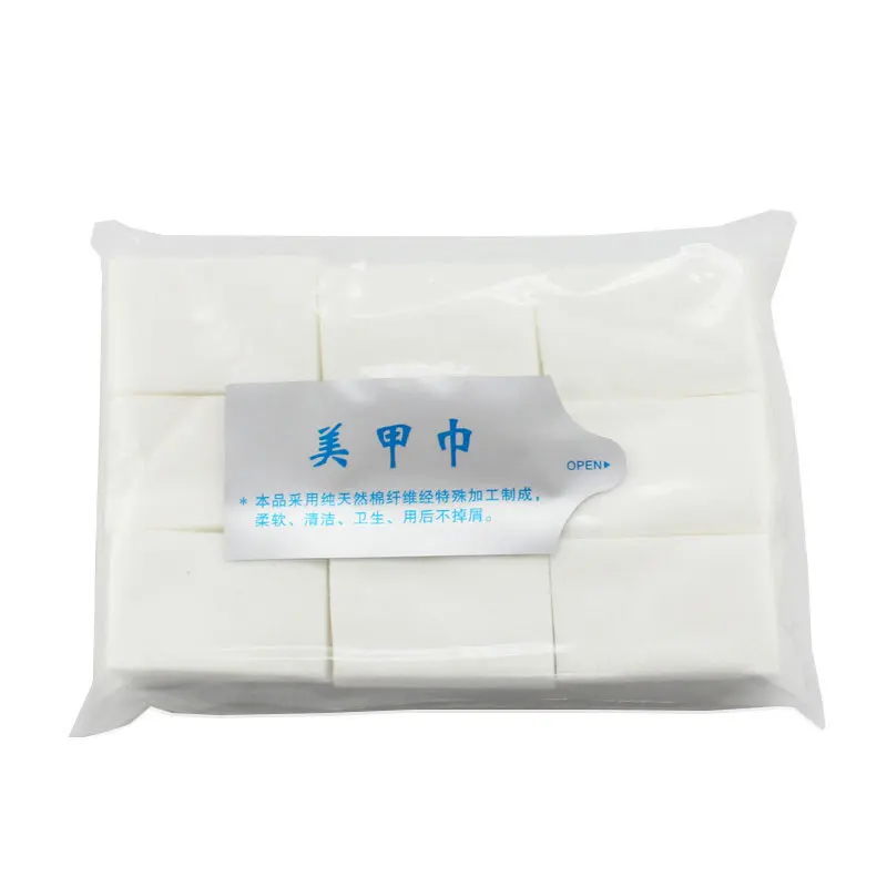 Хлопковое полотенце для ногтей 600 шт./пакет удаления гель лака профессионального